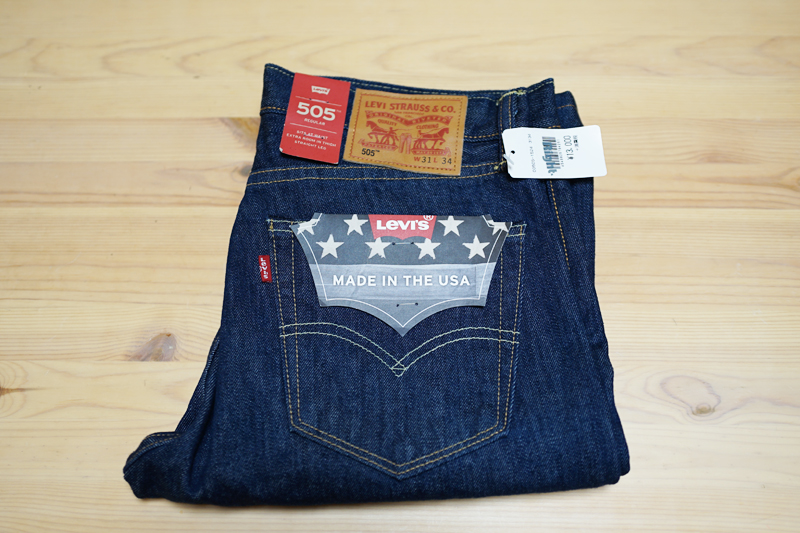 【新品】リーバイス　Levi's　505　MADE IN THE USA　W28セルビッヂ